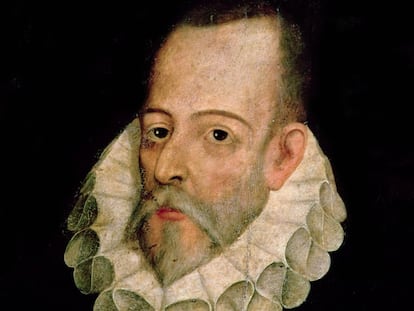 Retrato de Miguel de Cervantes y Saavedra (1547-1615), realizado por Juan de Jáuregui.