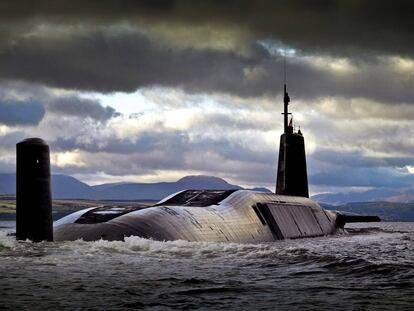 Uno de los submarinos del sistema Trident.