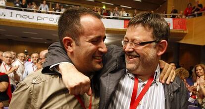 Jorge Alarte y Joaquim Puig, en el congreso de 2008.