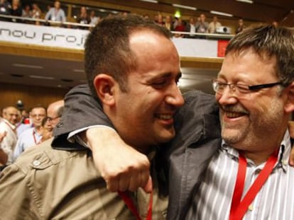 Jorge Alarte y Joaquim Puig, en el congreso de 2008.