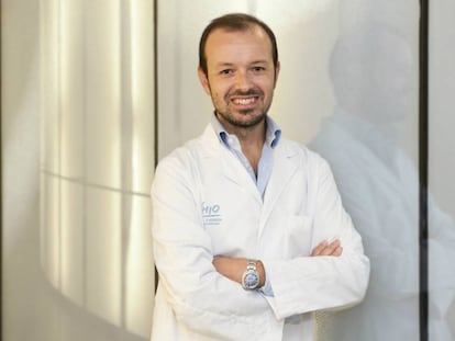Paolo Nuciforo, investigador en el Vall d’Hebron Instituto de Oncología, en Barcelona.