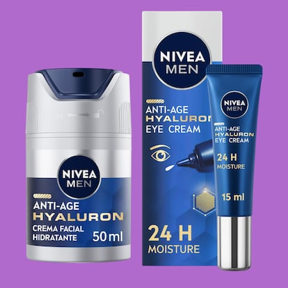 El combo antiedad para hombre de Nivea que puedes comprar en Amazon