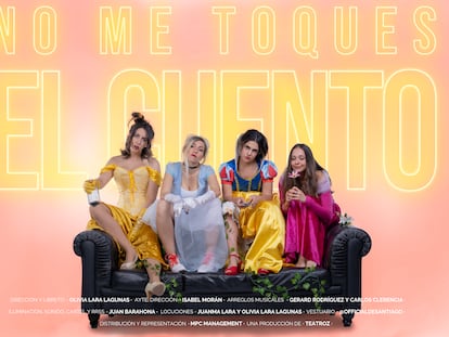 Cartel promocional del espectáculo 'No me toques el cuento', que puede verse en el Teatro Pavón.