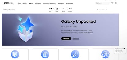 Oferta de reserva por el Samsung Galaxy S26