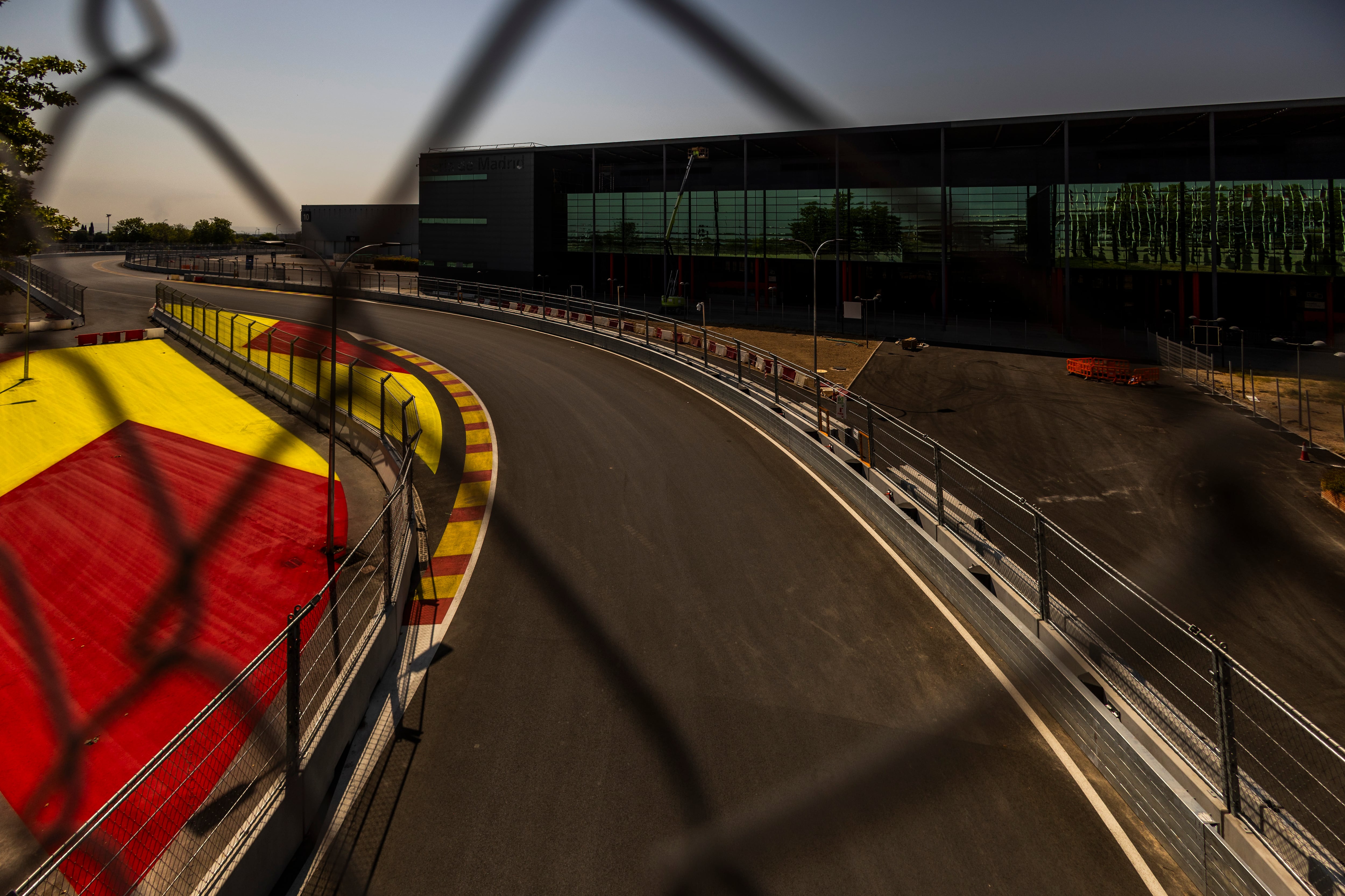 Fotografía de la curva 18 del Circuito de Madring de Fórmula 1.
