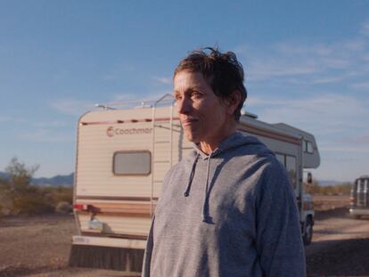 Frances McDormand, en 'Nomadland'.