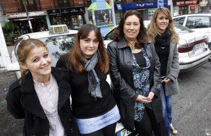 De izquierda a derecha, Teresa García, Rosa Herrera, Azucena Cabezas y Olga Martín.