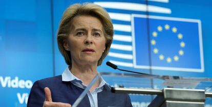 A presidente da Comissão Europeia, Ursula von der Leyen.