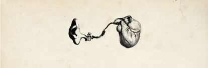 Ilustración de Prisca Briquet para el álbum 'Directo', de José Valencia.