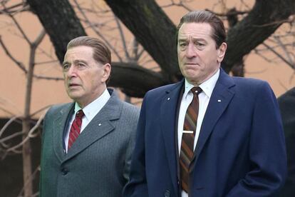 9. The Irishman

Drama sobre Frank Sheeran ‘The Irishman’ (Robert De Niro), un funcionario sindical que tiene conexiones con la mafia y que asumirá en sus últimos días ser el responsable de la muerte del sindicalista Jimmy Hoffa (Al Pacino).

Netflix ha conseguido que el director Martin Scorsese y su actor fetiche, Robert De Niro, se unan de nuevo en la que será su novena colaboración. Junto a Al Pacino, también veremos a Joe Pesci y Harvey Keitel.