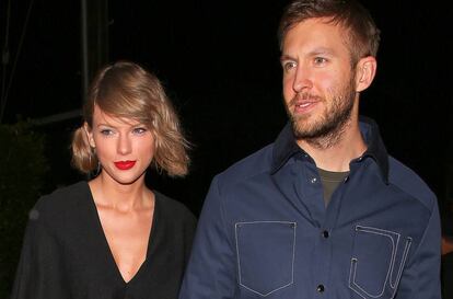 Taylor Swift y Calvin Harris, en una imagen de abril de 2016.