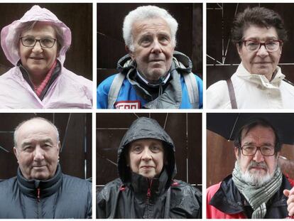 FOTOGALERÍA | Varios jubilados que han participado en la manifestación por unas pensiones dignas en Madrid.