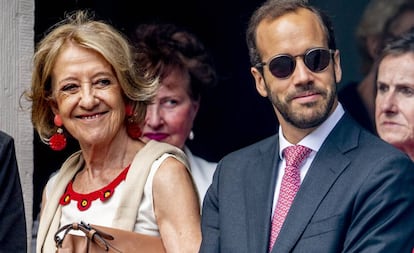 Maria del Carmen Cerruti y Juan Zorreguieta, madre y hermano de la reina Máxima respectivamente.