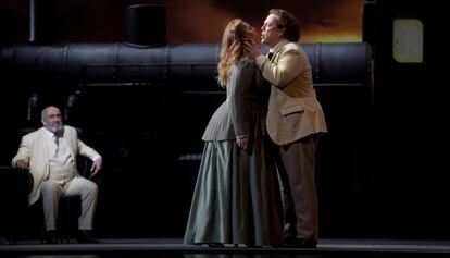 Lyudmyla Monastyrska y Gregory Kunde, en un momento de 'Manon Lescaut'. 