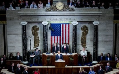 Obama, el martes, en su discurso del estado de la Unión