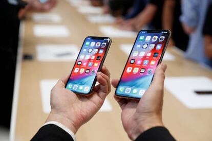 Modelo Apple iPhone XS y XS Max.