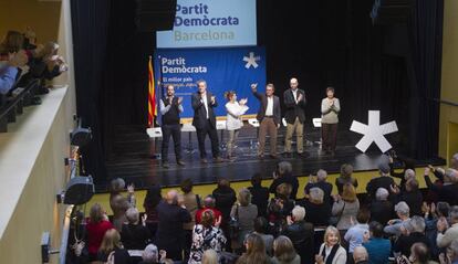 L'expresident Artur Mas, durant l'acte del PDECat a Barcelona.