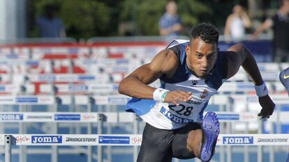 Orlando Ortega, hoy, durante el Campeonato de Espa&ntilde;a