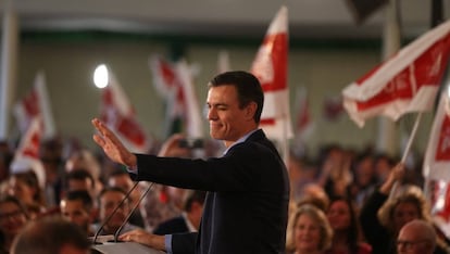 Prime Minister Pedro Sánchez in Seville.