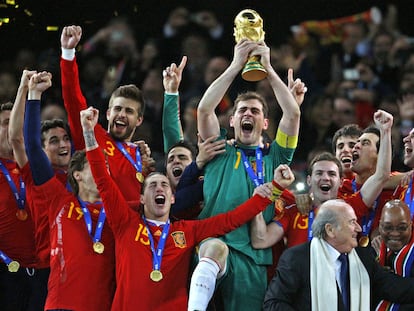 La Selección española, campeona del Mundo el Suráfrica 2010