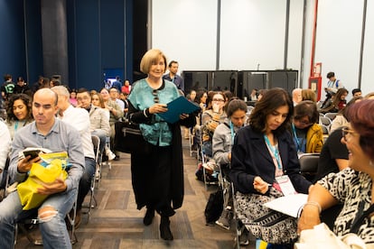 La escritora participa en la mesa 'Las palabras como instrumento de tolerancia y apertura'.