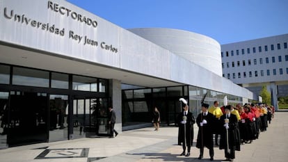 Acto de apertura del curso 2018/2019 en la Universidad Rey Juan Carlos.