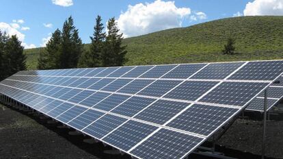 Placas solares.