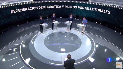 Debate a cuatro en RTVE.