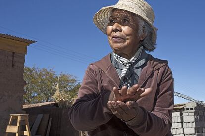 Felicia es una atacameña que vive de la agricultura en una de las zonas más secas del mundo.