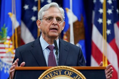 El fiscal general de Estados Unidos, Merrick Garland