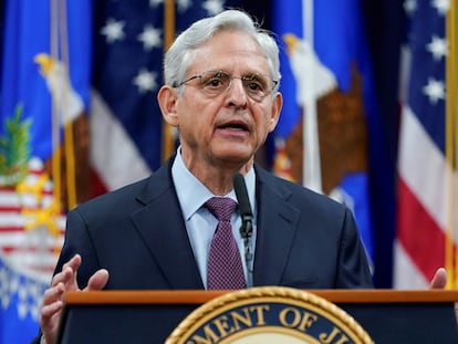 El fiscal general de Estados Unidos, Merrick Garland