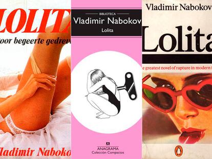 Portadas de la novela 'Lolita' de Vladimir Nabokov.