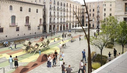 Imagen de la futura plaza Sant Miquel