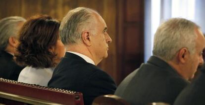 El exconsejero Rafael Blasco en el juicio por el saqueo de las ayudas de cooperación.