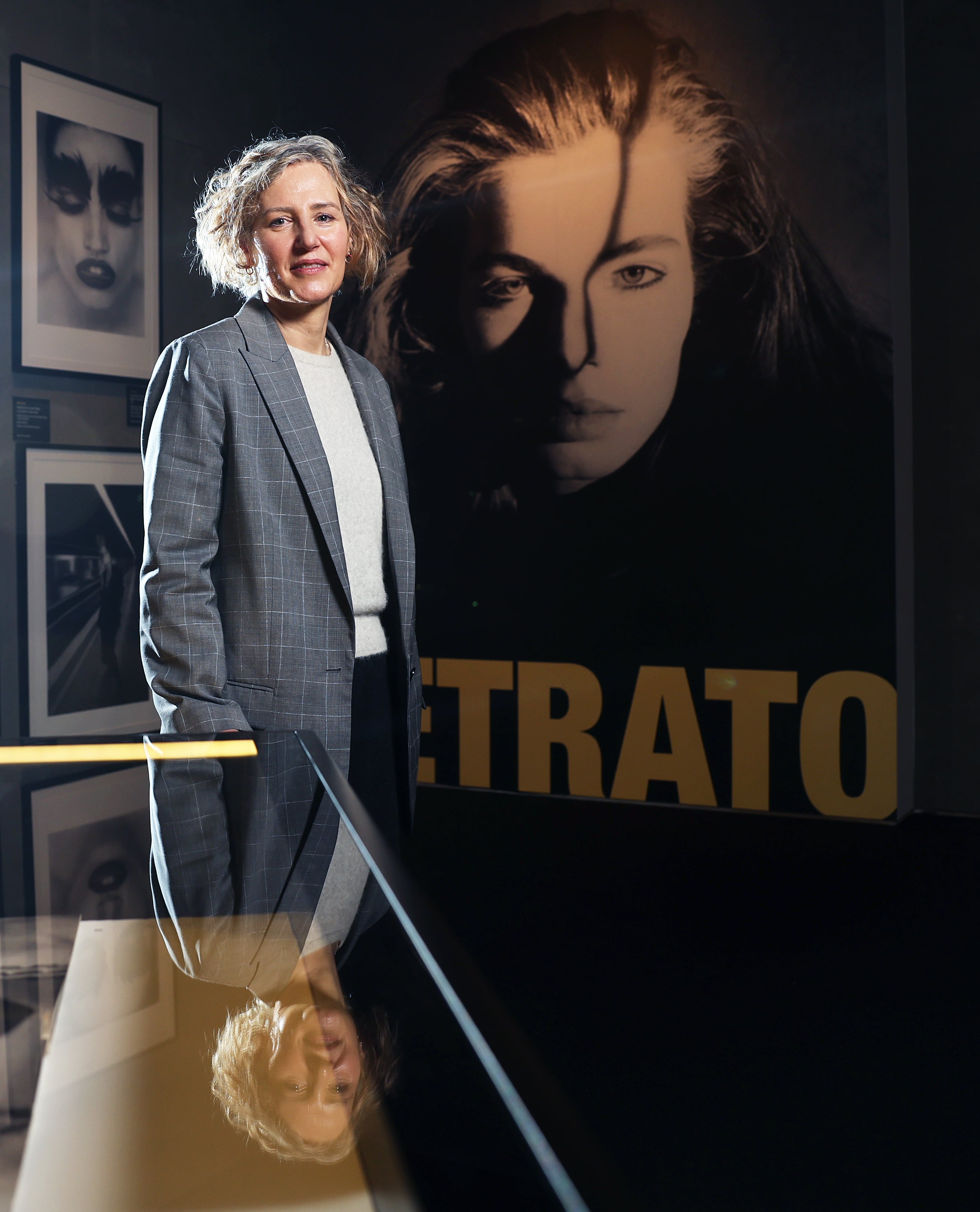 Myriam Rubio, en el Museo del traje en Madrid.