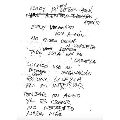 "El poder de la imaginación y la creación, el cuerpo como la celda de nuestra mente…Pensar en algo es crear"