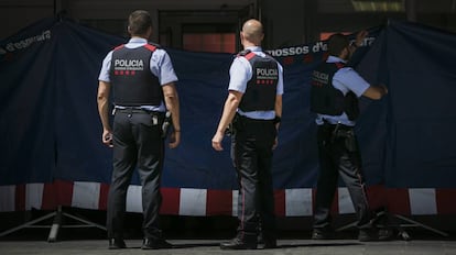 Mossos d'Esquadra en una imatge d'arxiu.