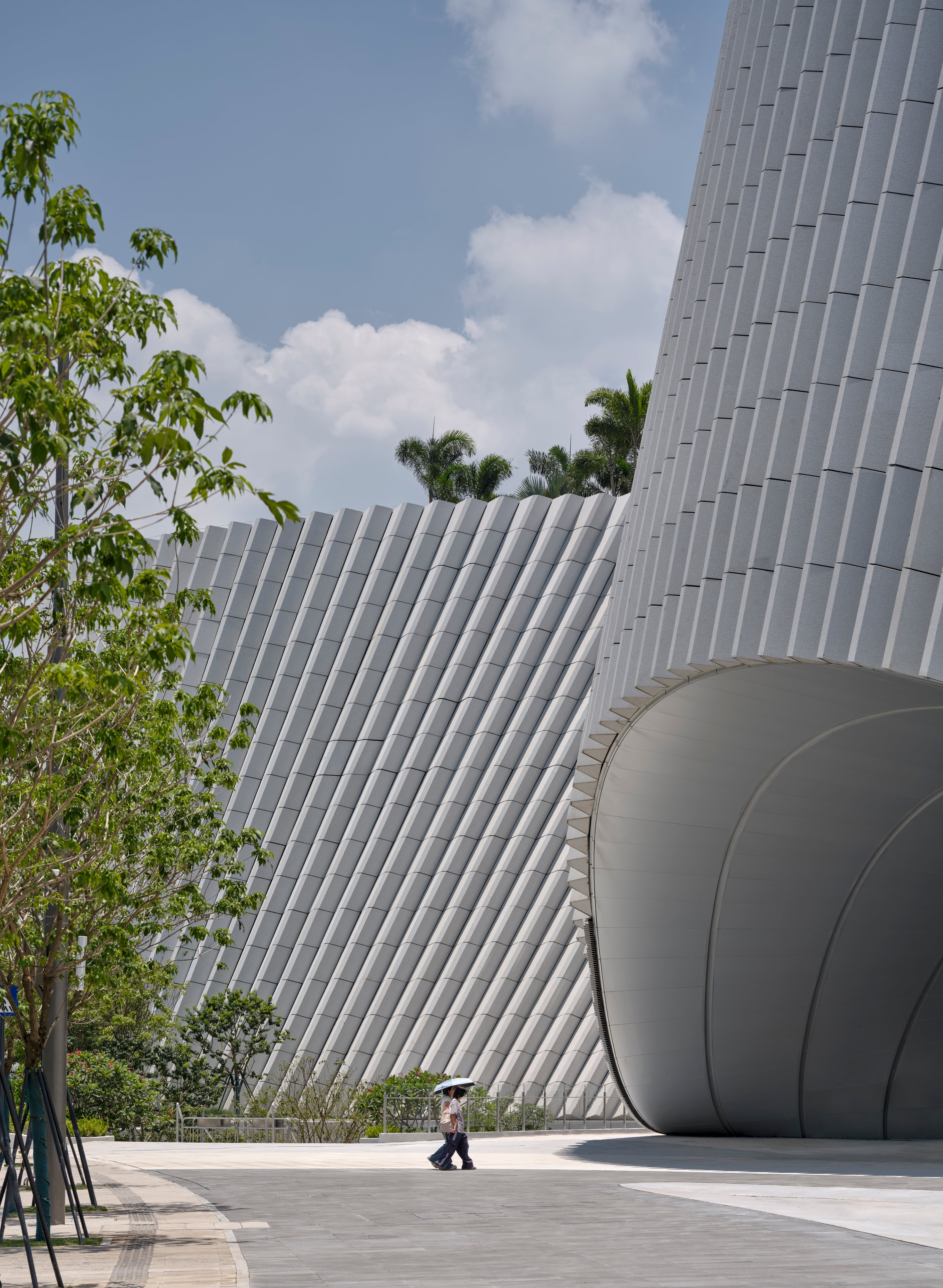 Detalle del exterior del museo.