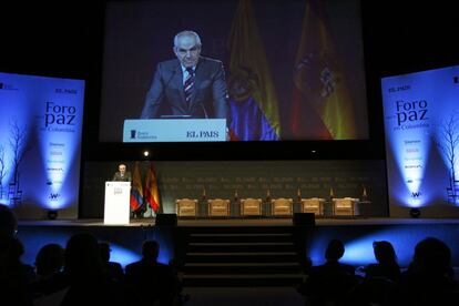 El director de EL PAÍS, Antonio Caño, durante su intervención.