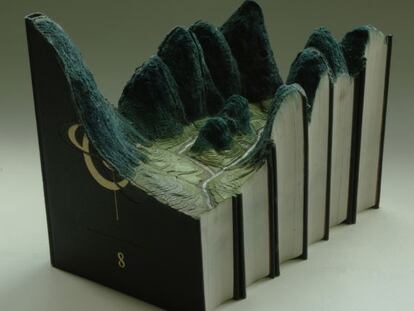 Libros con vistas a la montaña