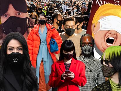 El negocio del pánico: los ricos se ponen mascarillas de lujo (aunque no funcionen)