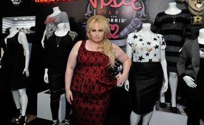 Rebel Wilson en la presentación de sus diseños a finales de octubre en Los Ángeles.