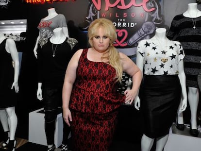 Rebel Wilson en la presentación de sus diseños a finales de octubre en Los Ángeles.