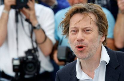 Mathieu Amalric, en la presentación de 'Barbara' en Cannes.