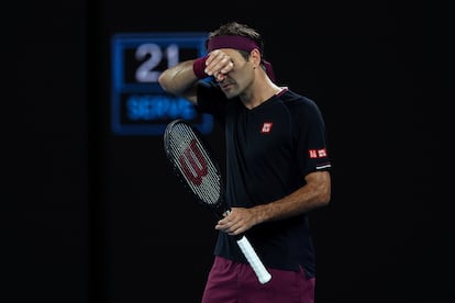 Federer, en la última edición del Open de Australia. / CLIVE BRUNSKILL(GETTY)