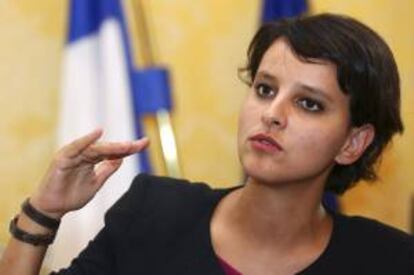 ministra francesa para los derechos de las mujeres y portavoz del Gobierno, Najat Vallaud-Belkacem. EFE/Archivo