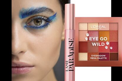 Look conseguido con la paleta Eye Go Wild y la máscara de pestañas Lash Paradise de L´Oréal París.