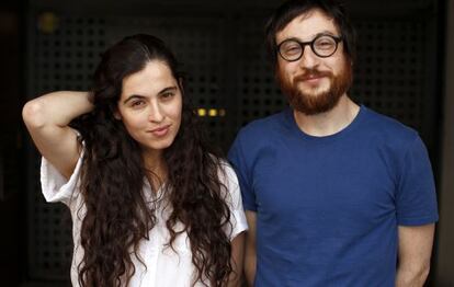 Sílvia Pérez Cruz y Raül Fernandez Miró, fotografiados ayer en Madrid.
