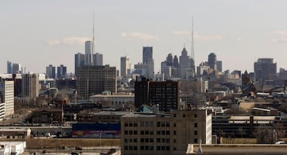 Imagen de la ciudad de Detroit, Michigan.