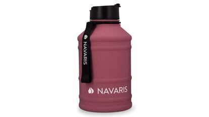 Botella de acero inoxidable de Navaris, varios colores